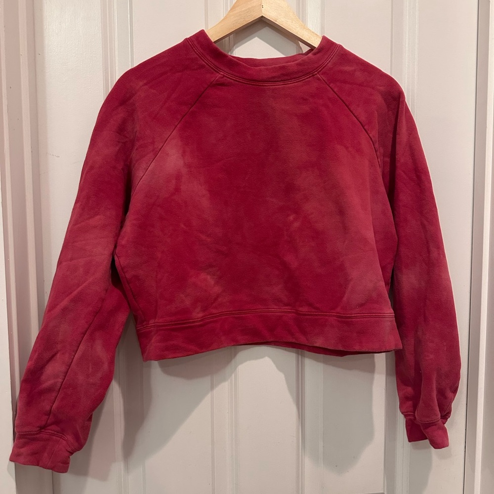 Born Primitive Vibrant Cropped Red Sweatshirt